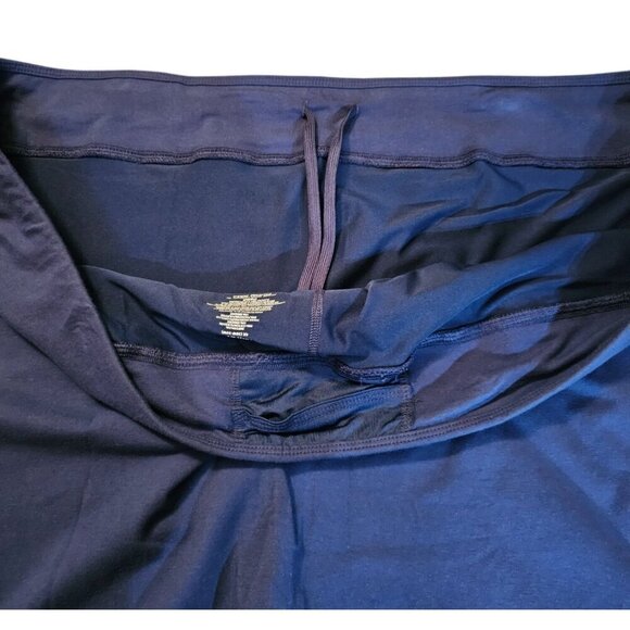 Size 4X (28W-30W) Athletic Works Womens 4X DriWorks Navy Skort Built-In Shorts - Picture 5 of 5